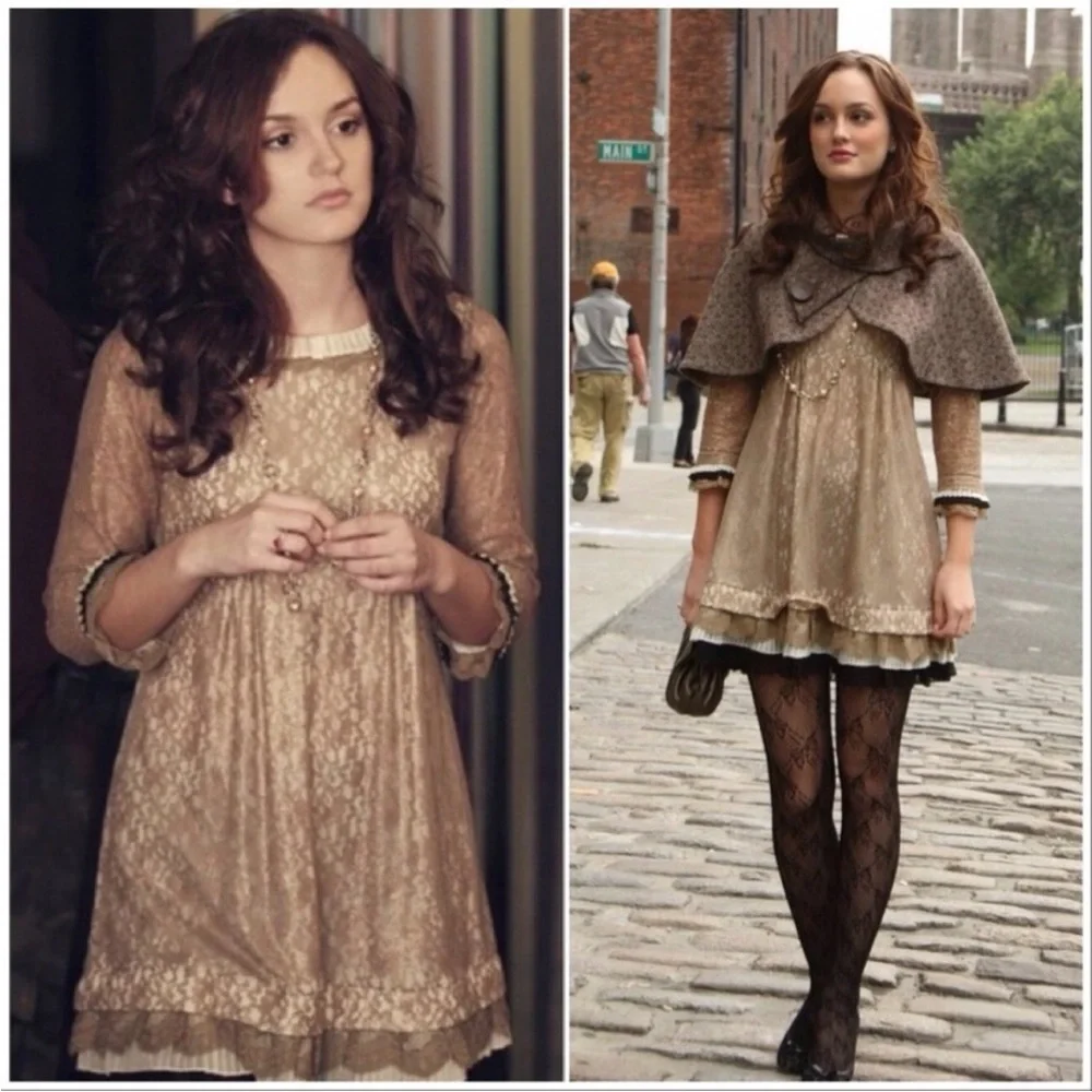 chinese dress ladies Dita Corded Lace Mini Dress - Noir Black Long Sleeve V Neck Mini Dress main image 0